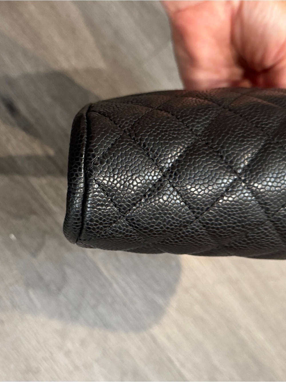 Chanel Black Quilted Clutch with Silver Clasp - Picture 13 of 17